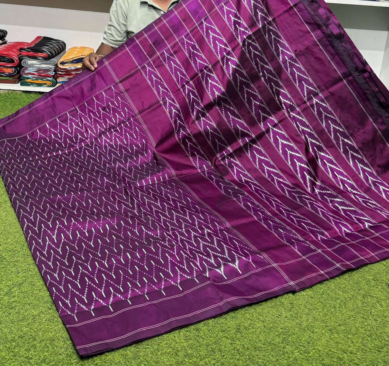 Light Weight Silk Saree - PSRGY25-ILWSDTDDC-22
