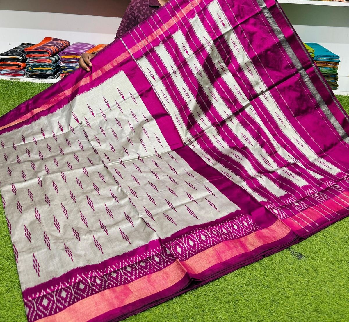 Light Weight Silk Saree - PSRGY25-ILWSDTDDC-35