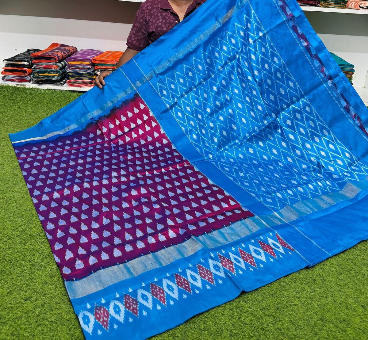Light Weight Silk Saree - PSRGY25-ILWSDTDDC-41