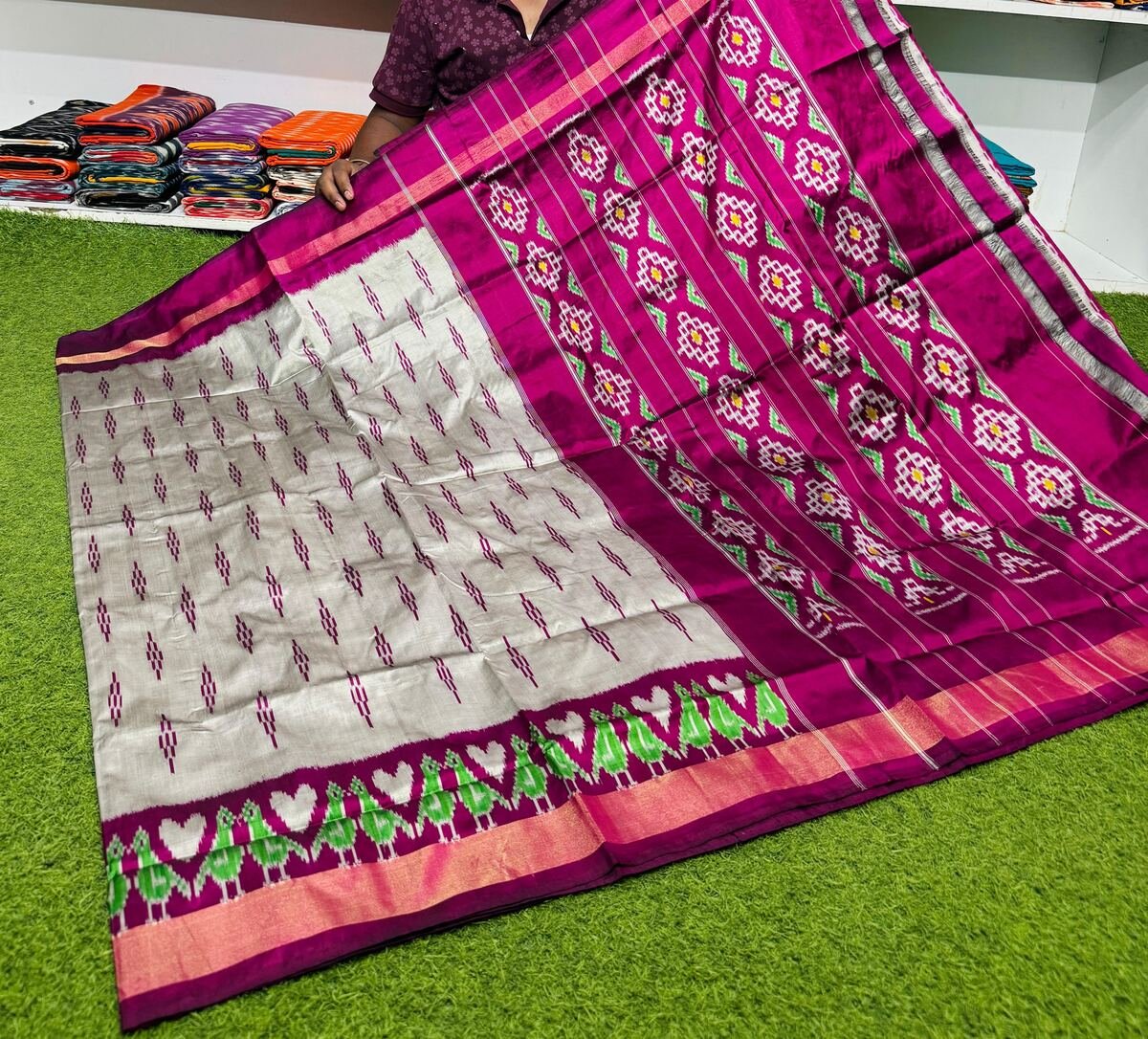 Light Weight Silk Saree - PSRGY25-ILWSDTDDC-42