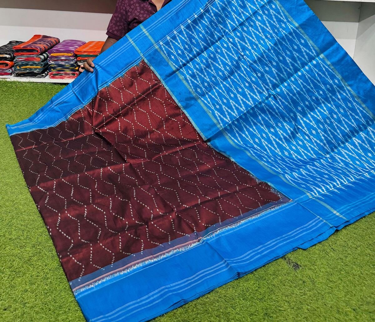 Light Weight Silk Saree - PSRGY25-ILWSDTDDC-44