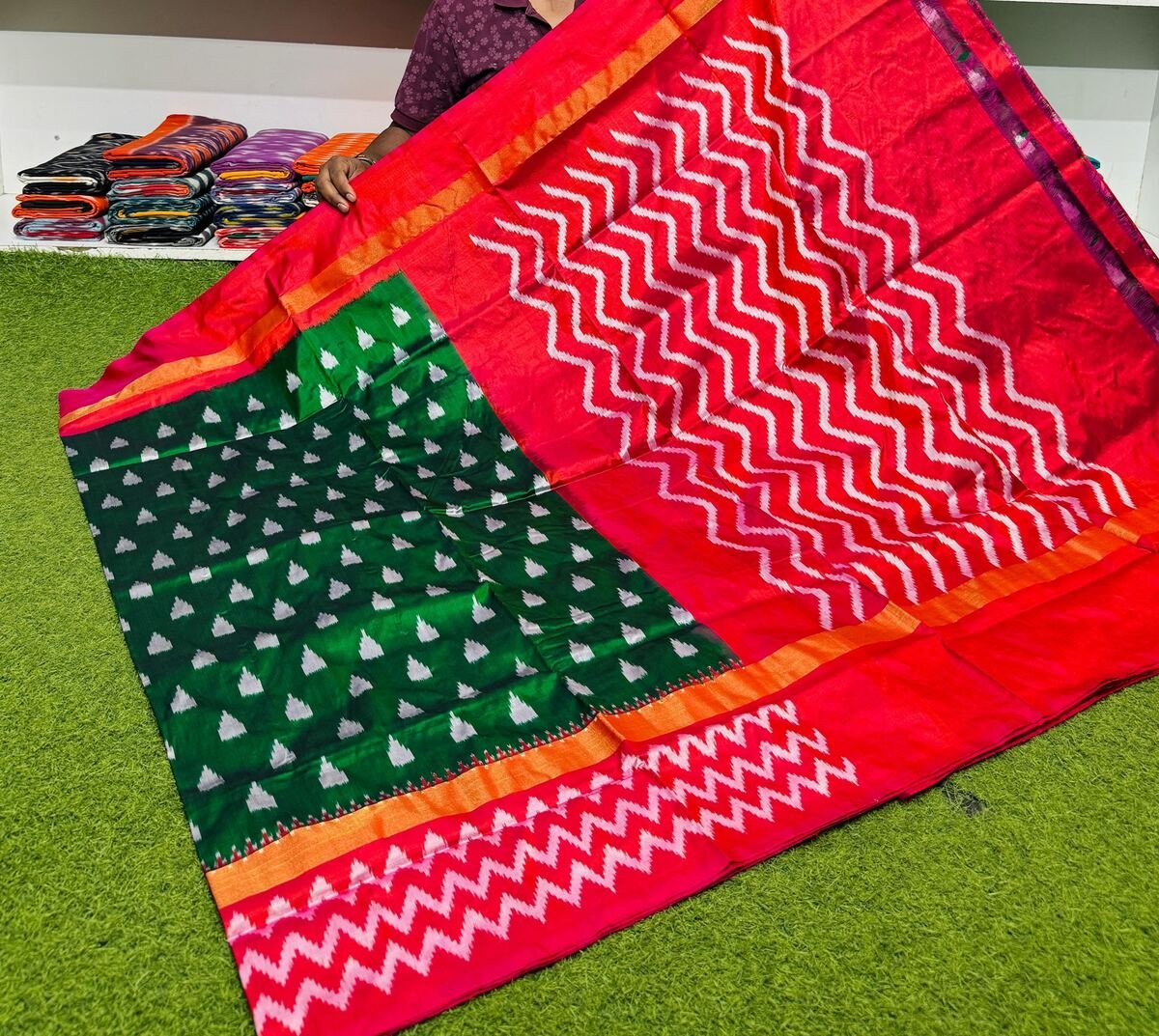 Light Weight Silk Saree - PSRGY25-ILWSDTDDC-46