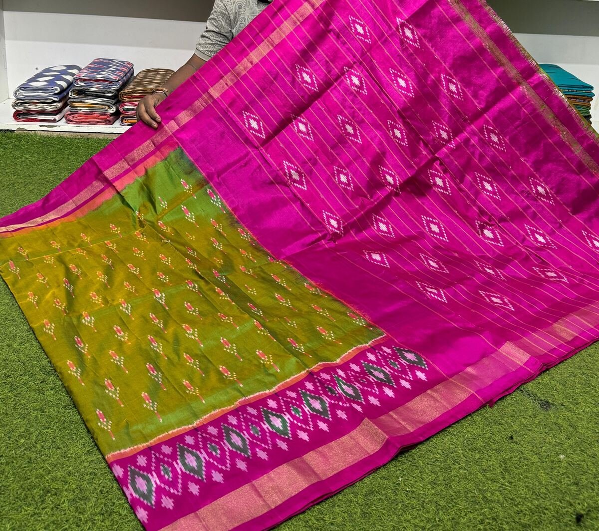 Light Weight Silk Saree - PSRGY25-ILWSDTDDC-49