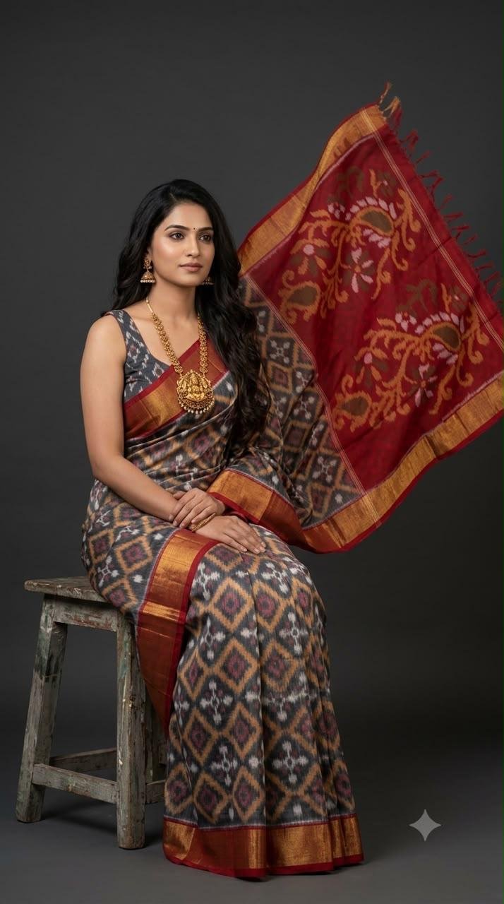 Sico Saree - PKHSG10-ISCSDEEDC-35