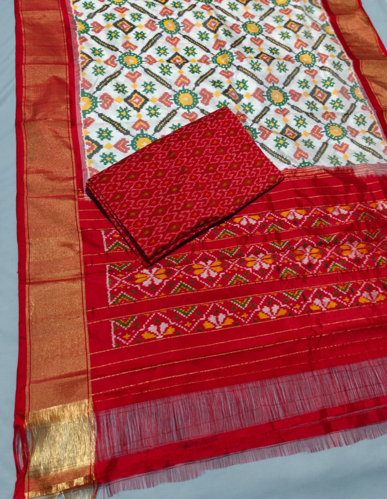 Silk Dupatta Sico Top - PPISY14-SDSTDFBCC-12