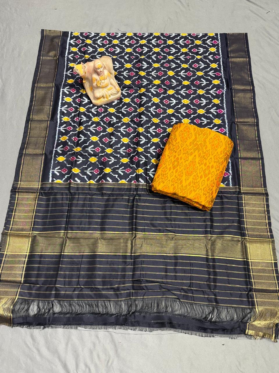 Silk Dupatta Sico Top - PSRGY16-SDSTCFTDD-03