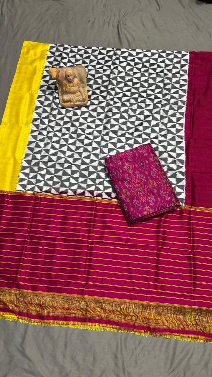 Silk Dupatta Sico Top - PSRGY16-SDSTCFTDD-26