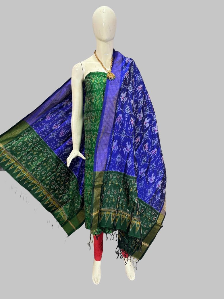 Silk Dupatta Sico Top - PSSIY12-SDSTDEBDC-10