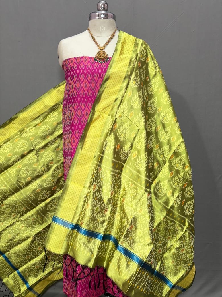 Silk Dupatta Sico Top - PSSIY12-SDSTDEBDC-16