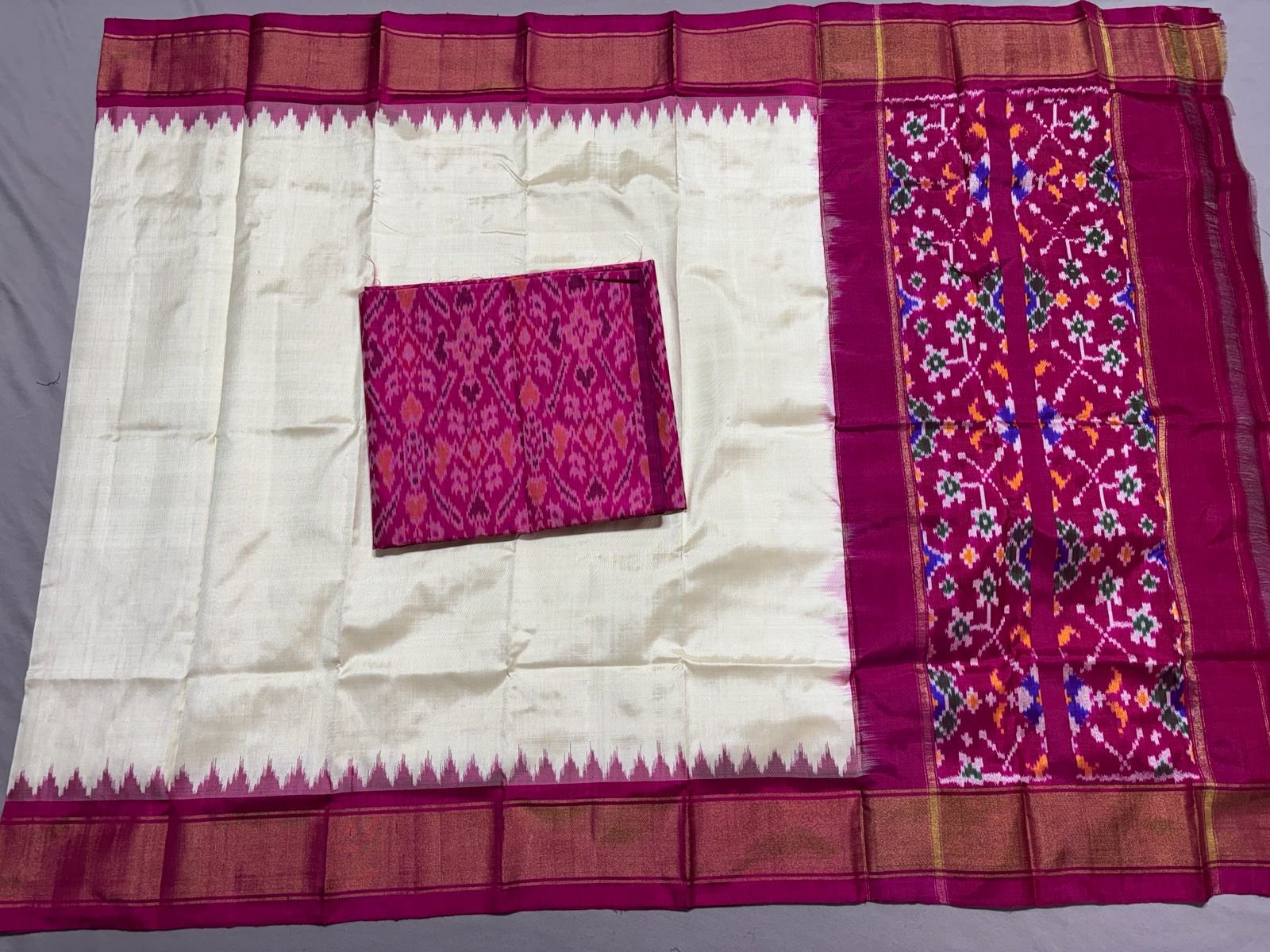 Silk Dupatta Sico Top - PSSIY21-SDSTDFXDD-30