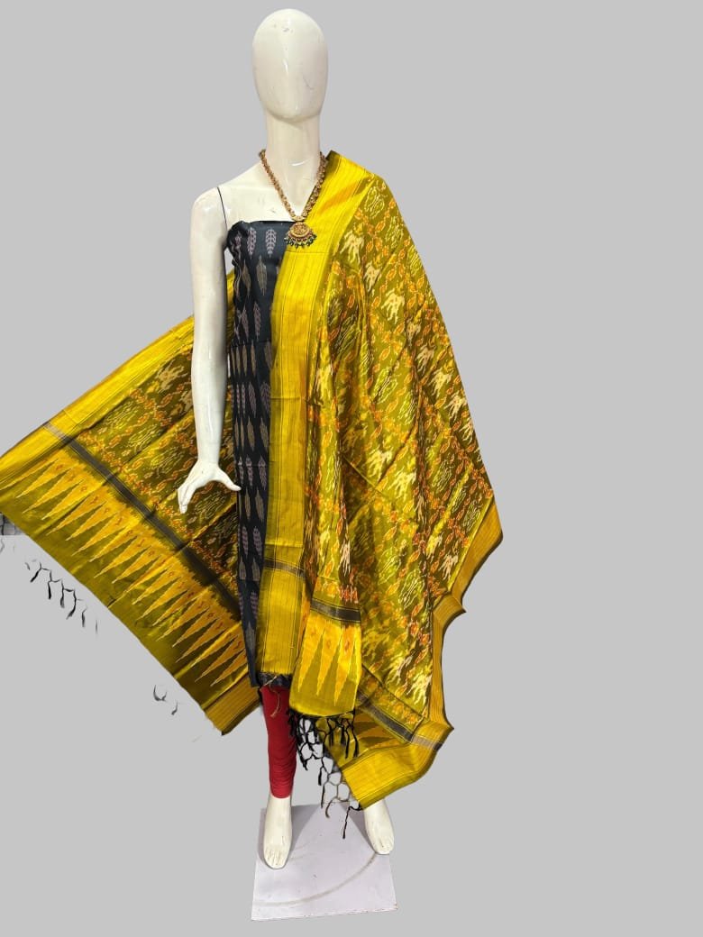 Silk Dupatta Sico Top - PSSIY22-SDSTCEBCD-07