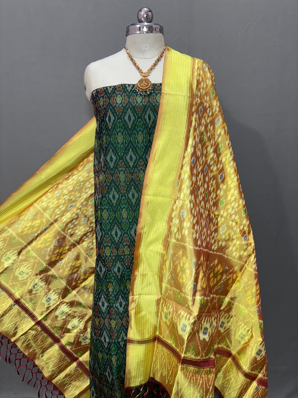 Silk Dupatta Sico Top - PSSIY22-SDSTCEBCD-18