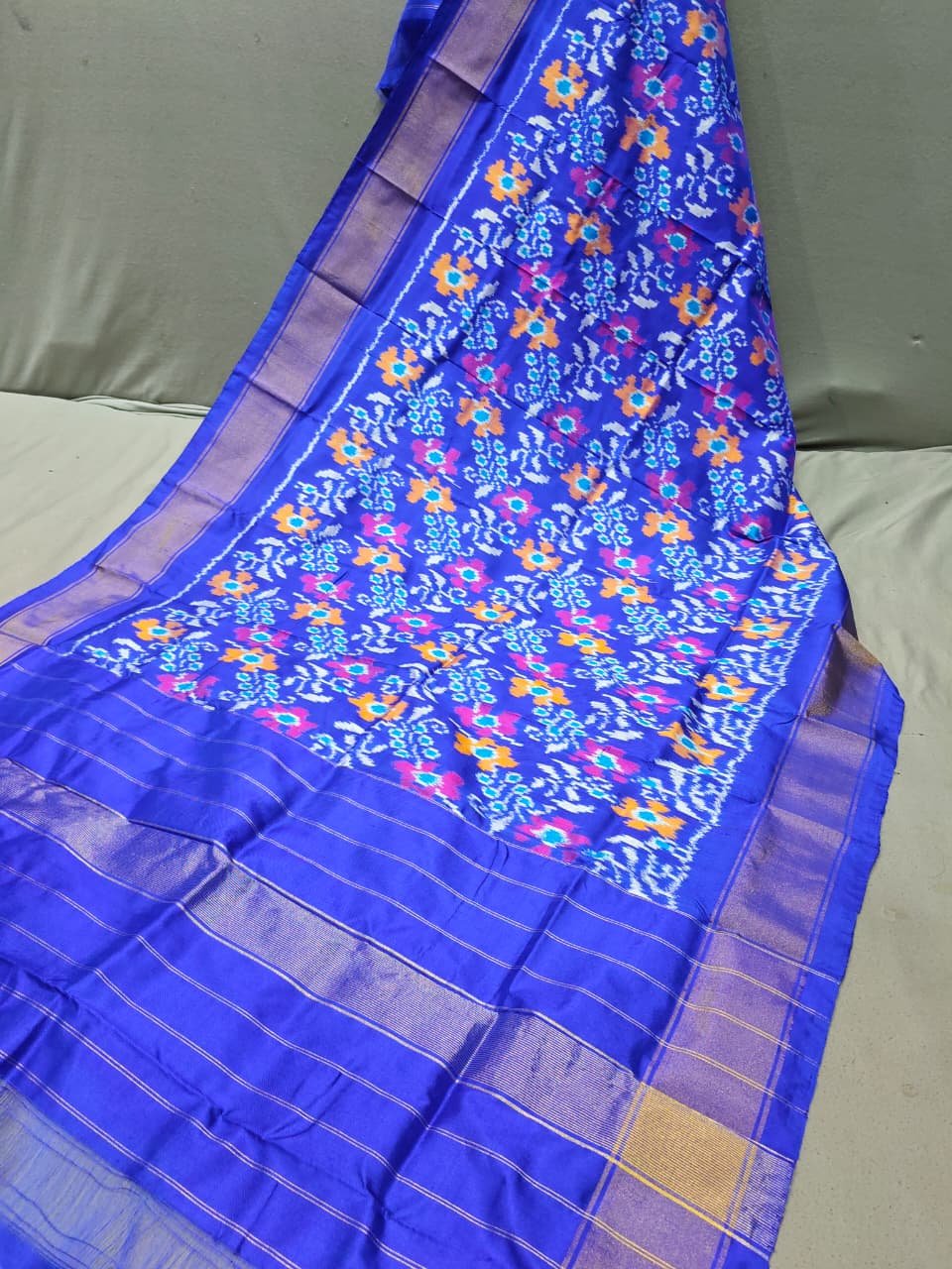 Silk Dupatta - PGMRY11-ISDPCEZCD-09
