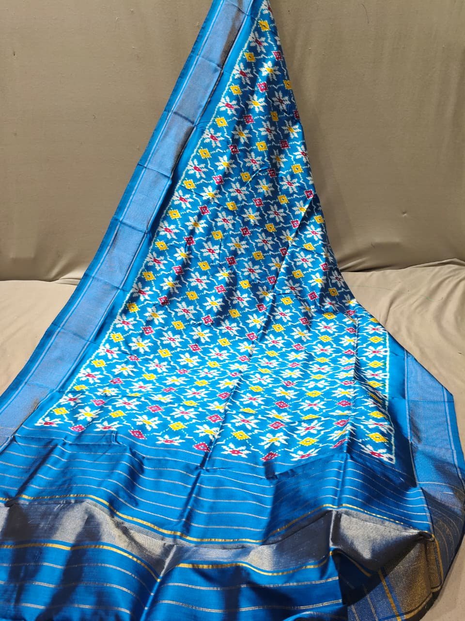Silk Dupatta - PGMRY11-ISDPCEZCD-38