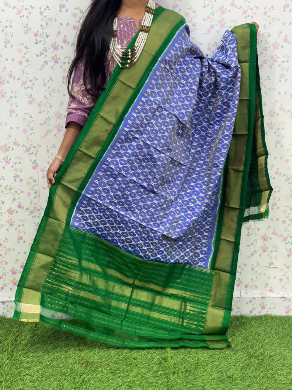 Silk Dupatta - PSDHY13-ISDPDECDC-45