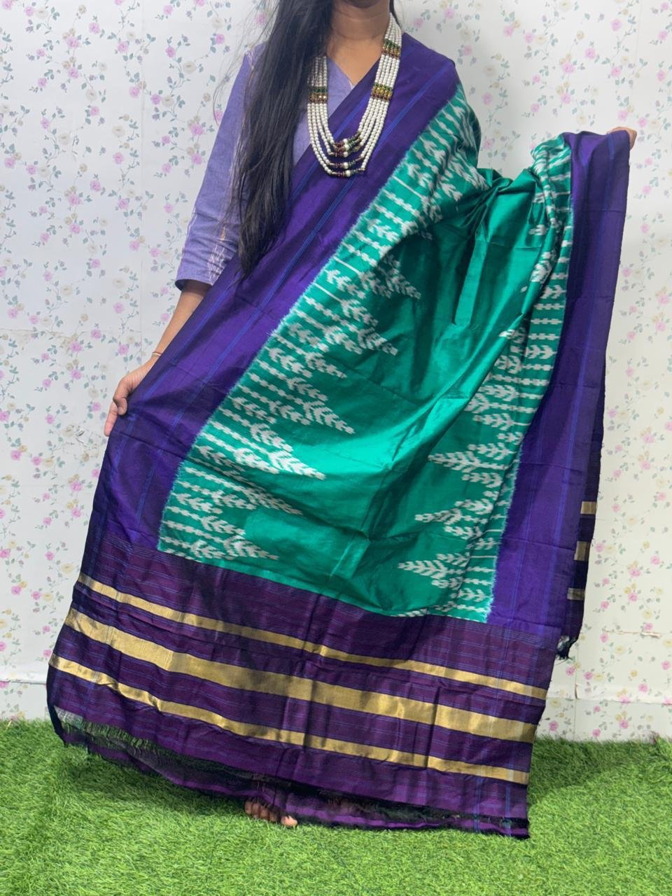 Silk Dupatta - PSDHY13-ISDPDECDC-99