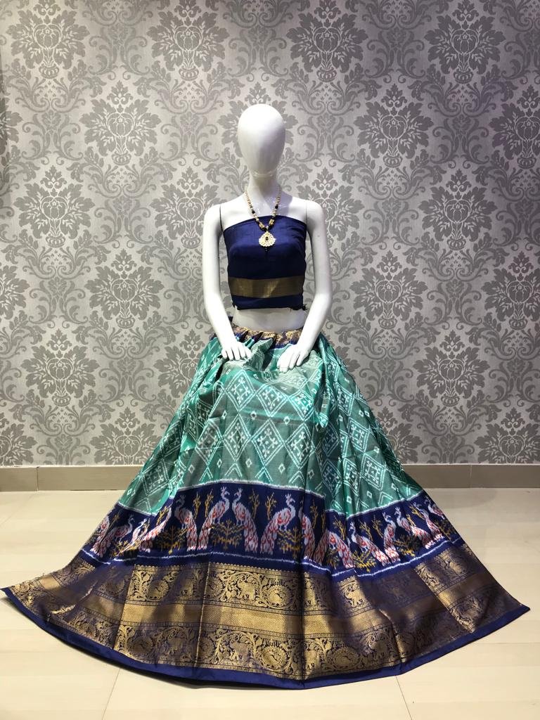 Silk Lehenga - PLXHG05-FSLGDNCDC-06