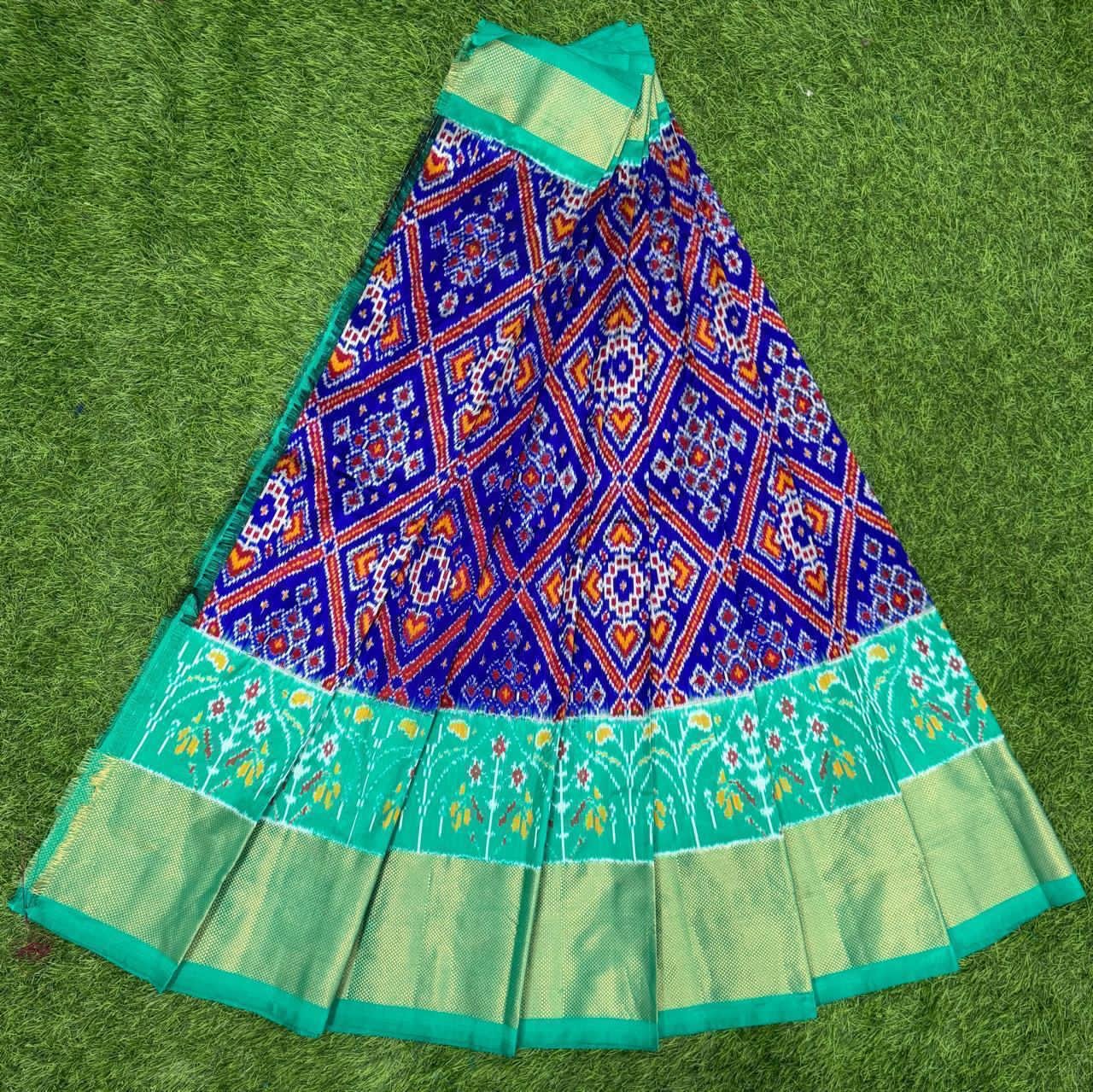 Silk Lehenga - PSDHY12-FSLGDSZDC-03