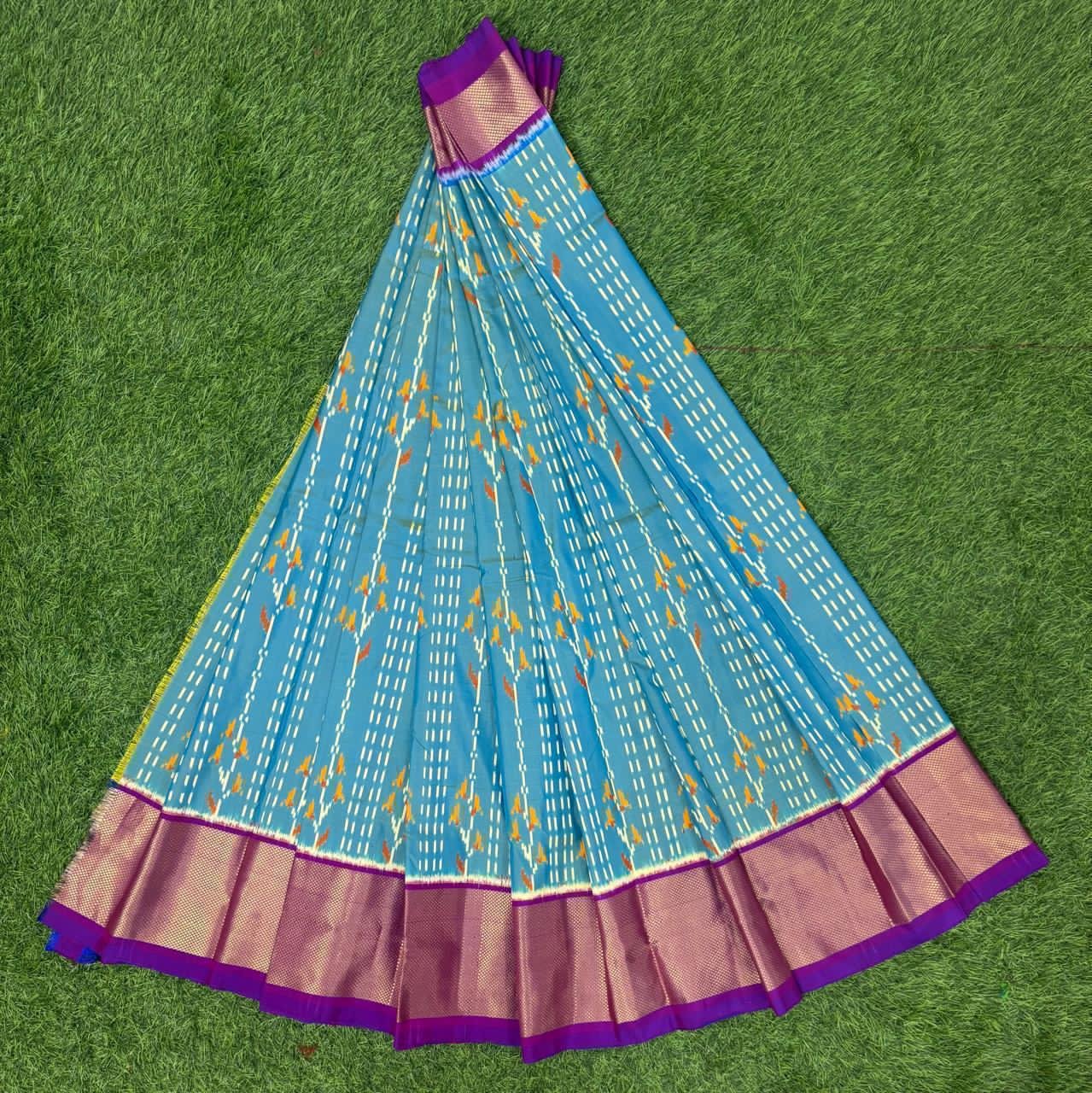 Silk Lehenga - PSDHY12-FSLGDSZDC-11