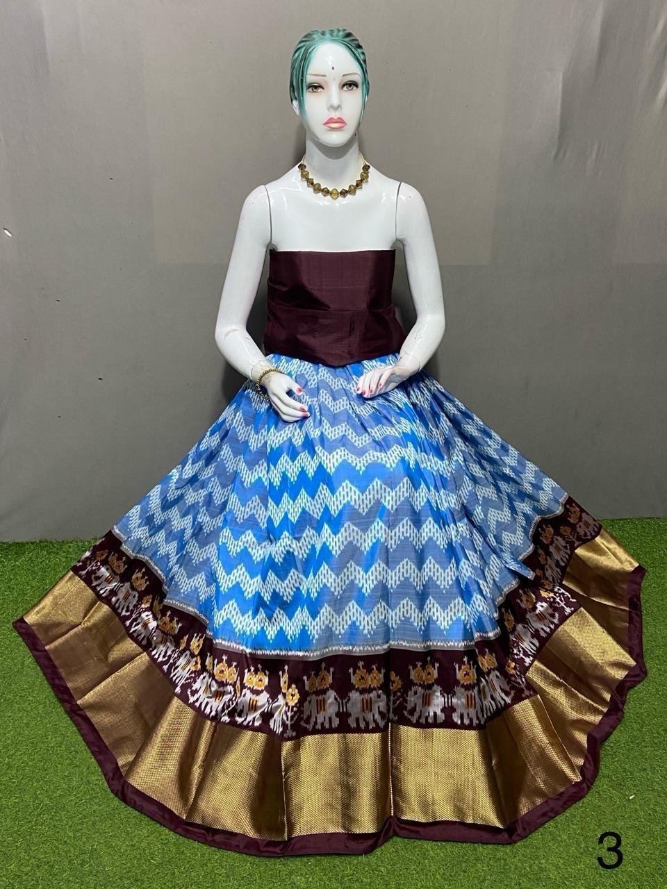 Silk Lehenga - PSRGG20-FSLGCSZDD-01