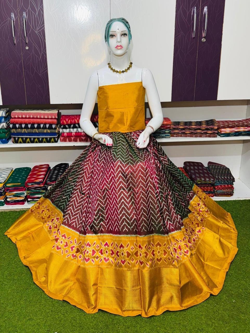 Silk Lehenga - PSRGG20-FSLGCSZDD-04