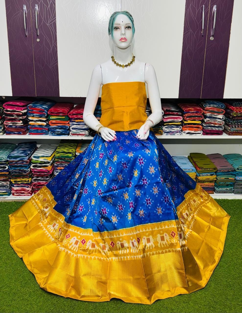 Silk Lehenga - PSRGG20-FSLGCSZDD-05