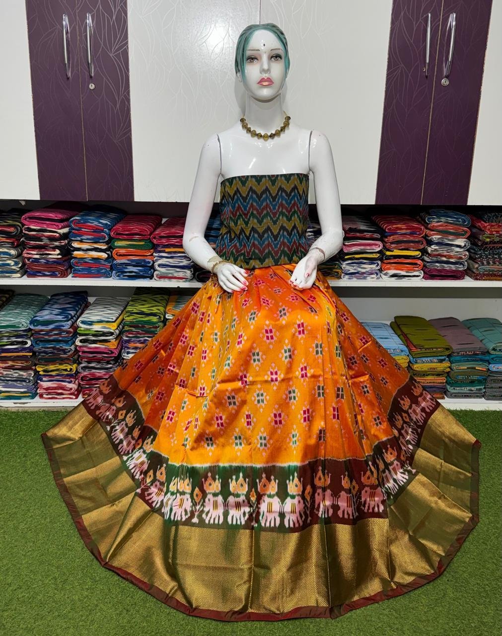 Silk Lehenga - PSRGG20-FSLGCSZDD-07