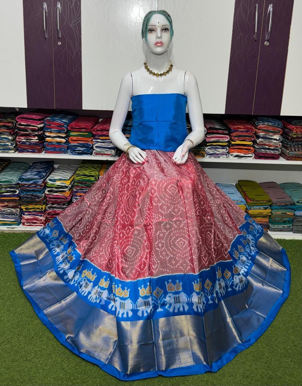 Silk Lehenga - PSRGG20-FSLGCSZDD-09