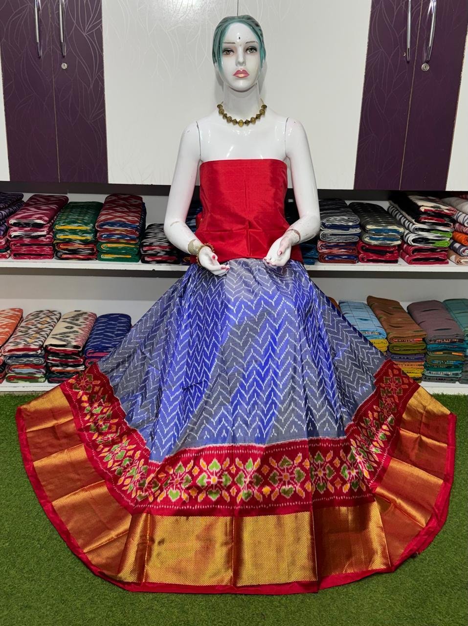 Silk Lehenga - PSRGG20-FSLGCSZDD-11