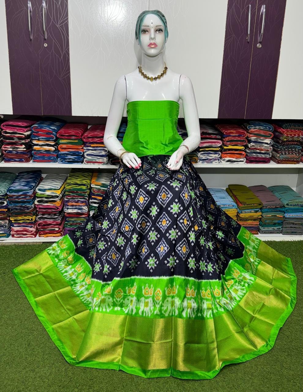 Silk Lehenga - PSRGG20-FSLGCSZDD-12