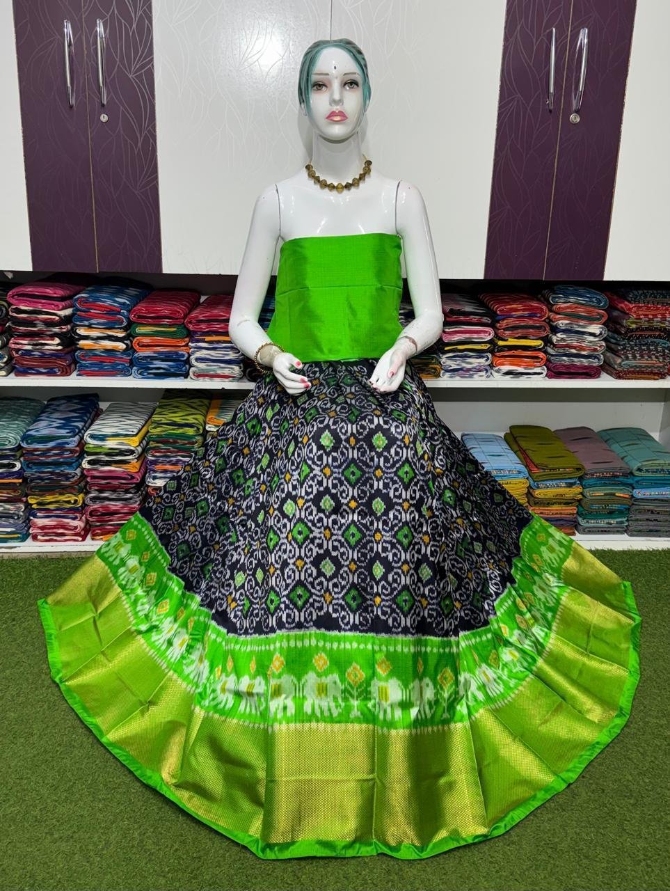Silk Lehenga - PSRGG20-FSLGCSZDD-13