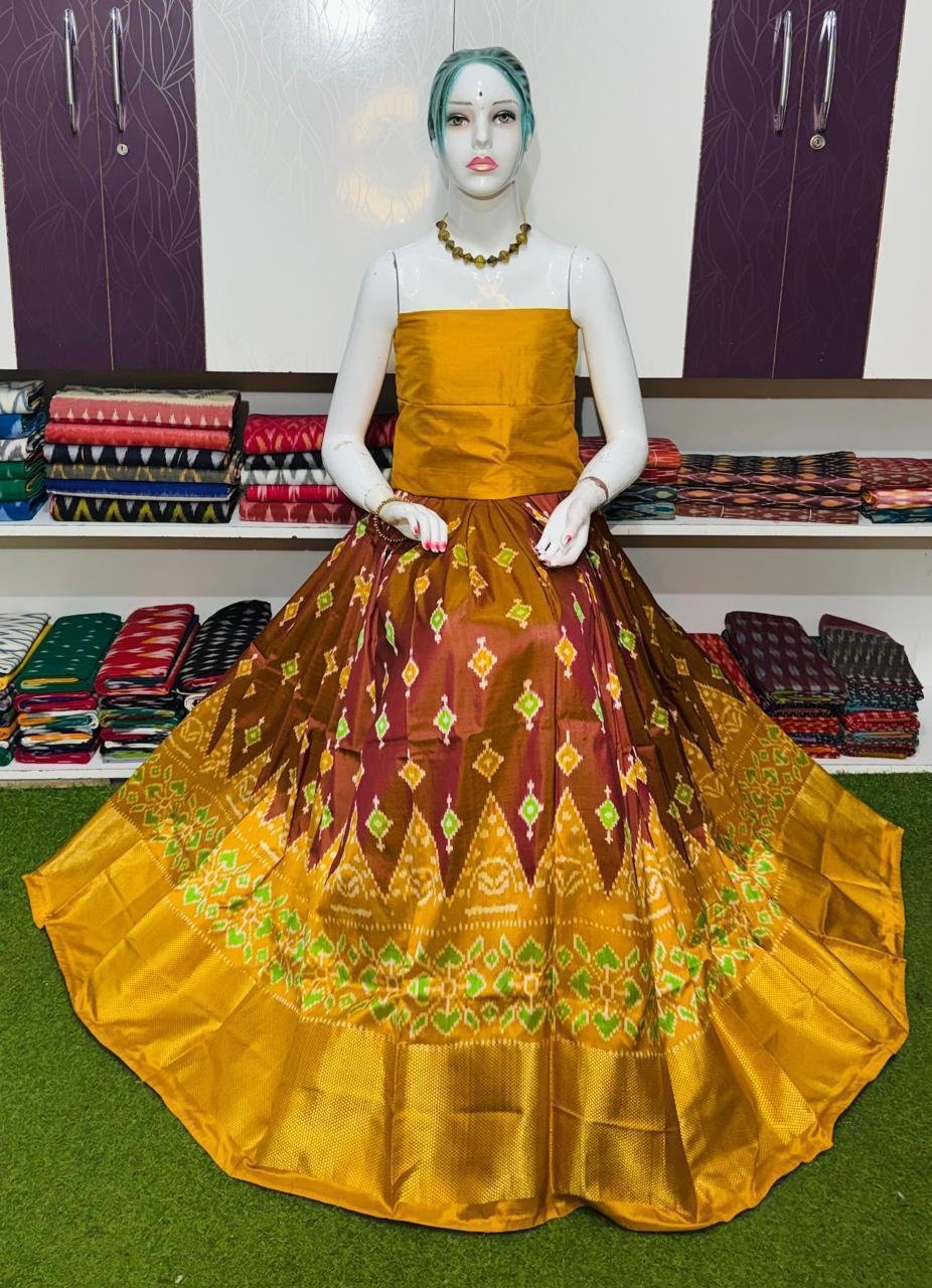 Silk Lehenga - PSRGY18-FSLGDSZDC-16
