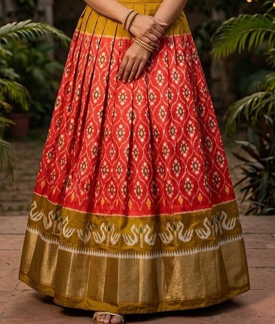 Silk Lehenga - PSSIG09-FSLGCSSDC-02