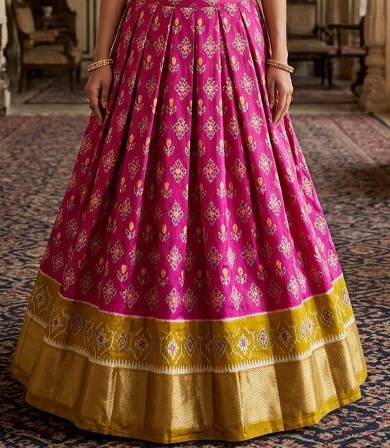 Silk Lehenga - PSSIG09-FSLGCSSDC-06