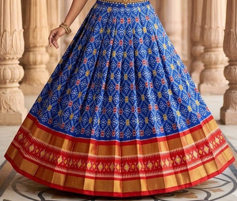 Silk Lehenga - PSSIG09-FSLGCSSDC-15