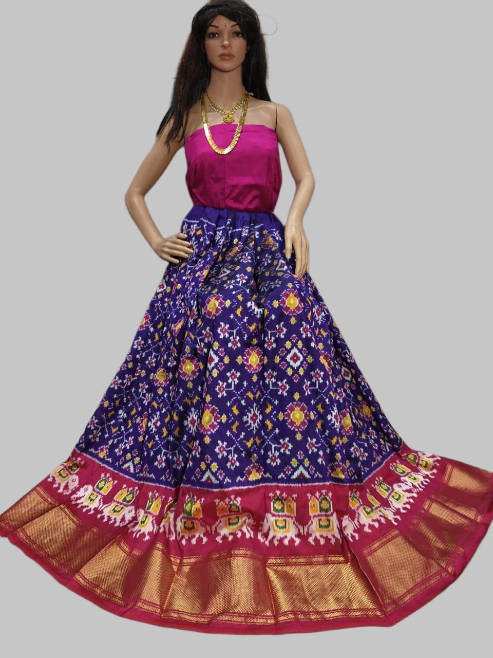 Silk Lehenga - PSSIG16-FSLGCSSDC-03