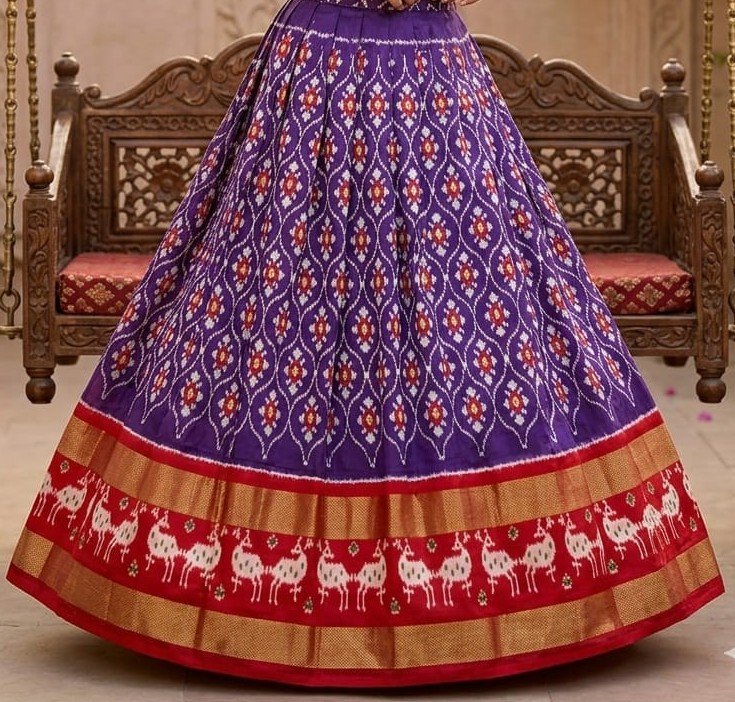 Silk Lehenga - PSSIG16-FSLGCSSDC-09
