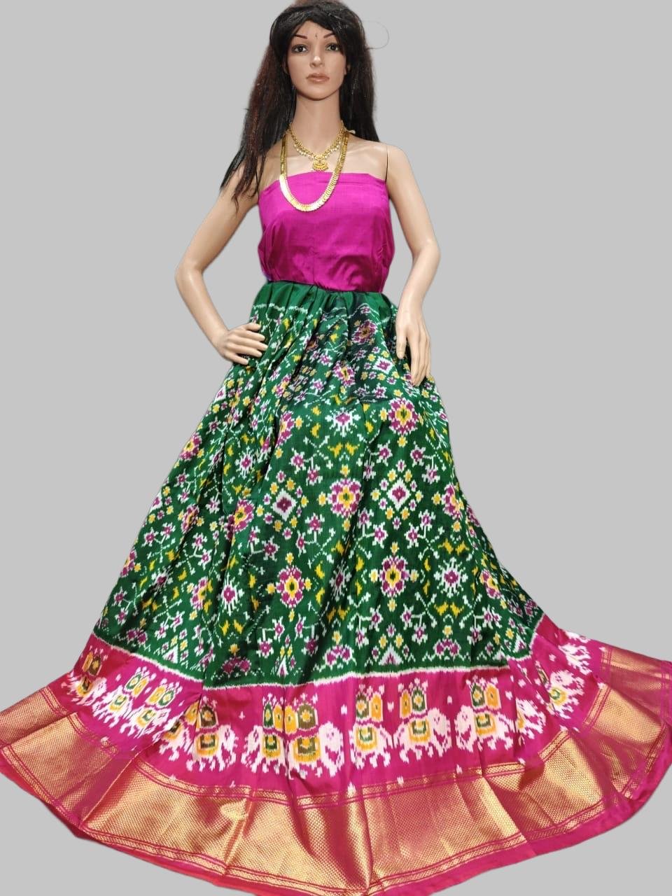 Silk Lehenga - PSSIG16-FSLGCSSDC-15