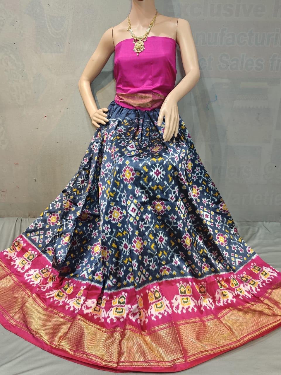 Silk Lehenga - PSSIG16-FSLGCSSDC-16