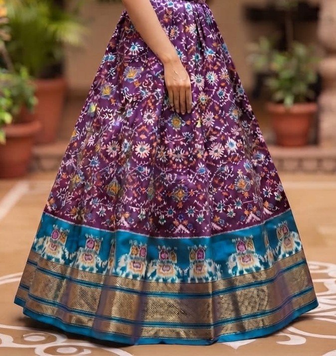 Silk Lehenga - PSSIG16-FSLGCSSDC-18