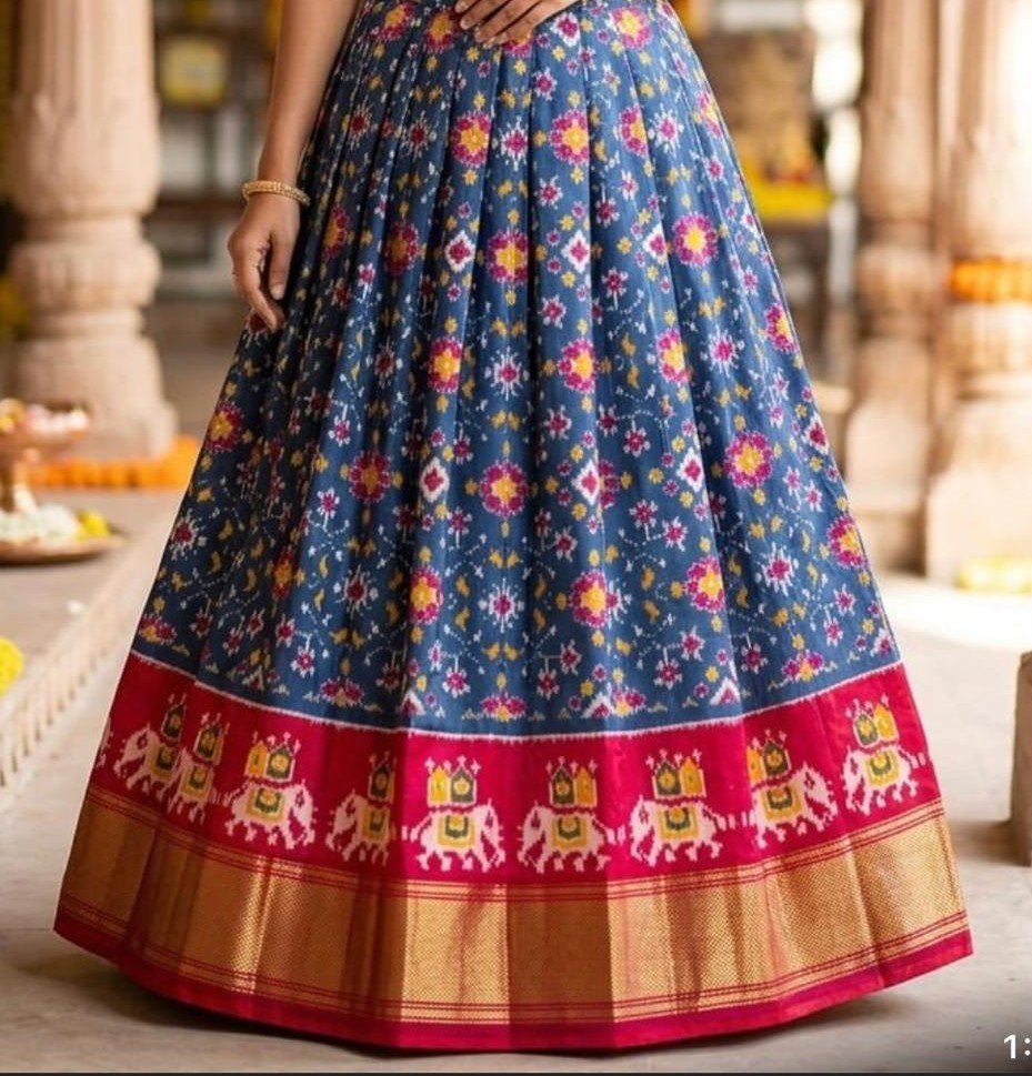 Silk Lehenga - PSSIG16-FSLGCSSDC-20
