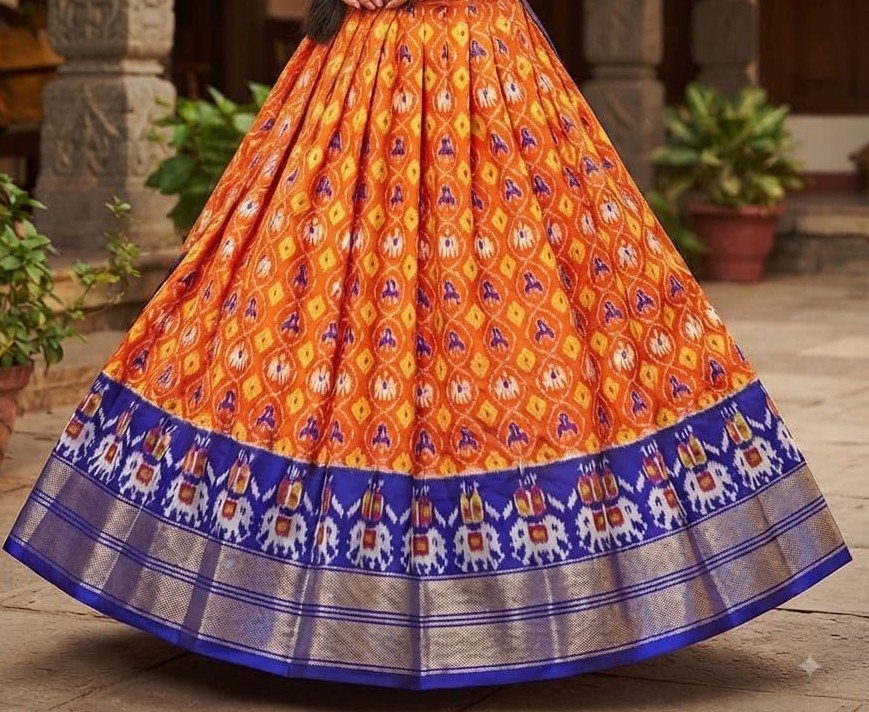 Silk Lehenga - PSSIG16-FSLGCSSDC-23