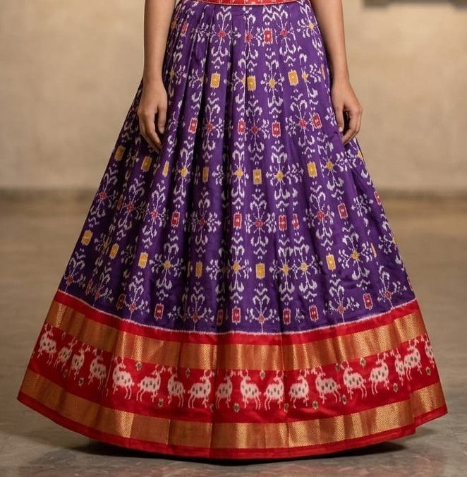 Silk Lehenga - PSSIG23-FSLGCSSDC-02