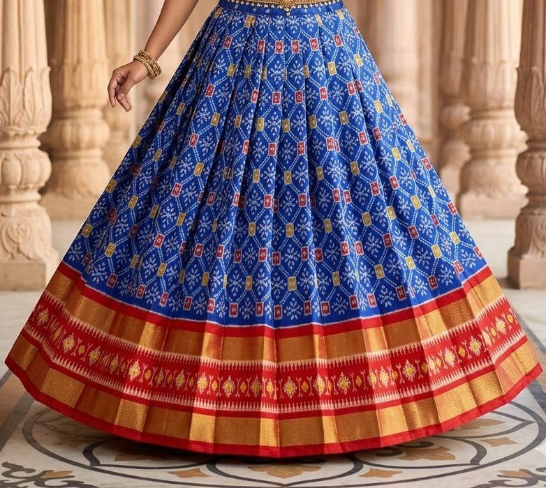 Silk Lehenga - PSSIG23-FSLGCSSDC-03