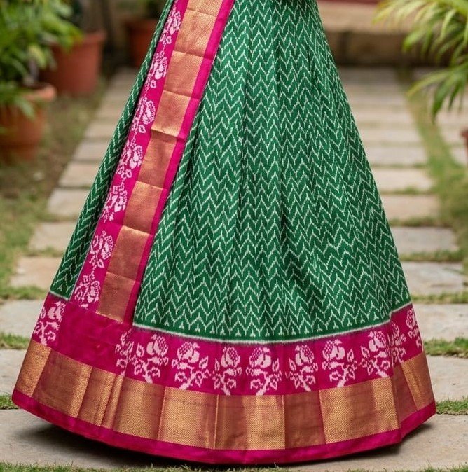 Silk Lehenga - PSSIG23-FSLGCSSDC-04