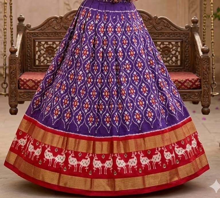 Silk Lehenga - PSSIG23-FSLGCSSDC-06