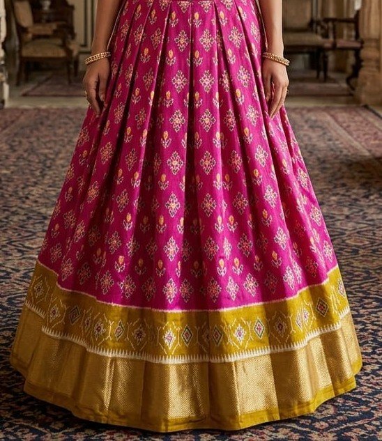 Silk Lehenga - PSSIG23-FSLGCSSDC-08