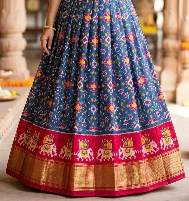 Silk Lehenga - PSSIG23-FSLGCSSDC-14