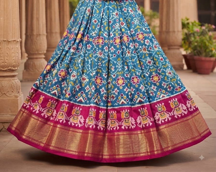 Silk Lehenga - PSSIG23-FSLGCSSDC-16