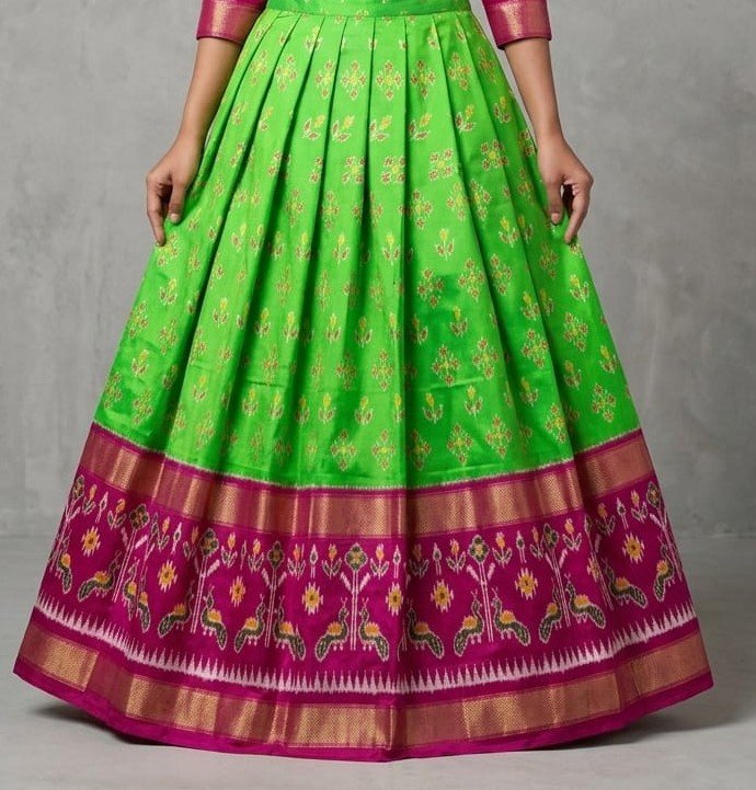 Silk Lehenga - PSSIL07-FSLGDSSCC-11